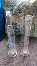 Set industrieel vintage labglas 4x, Ophalen