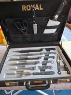 Messenset in koffer, Huis en Inrichting, Keuken | Bestek, Ophalen of Verzenden, Zo goed als nieuw, Rvs of Chroom