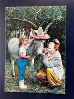 ansichtkaart / kaart van Pipo de Clown met ezel., Verzenden, 1960 tot 1980, Sterren en Beroemdheden
