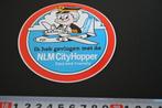 sticker NLM CityHopper Fast and friendly Fokker F27, Verzamelen, Ophalen, Zo goed als nieuw