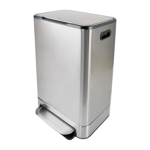 Desq Pedaal Prullenbak RVS 40 Liter, Huis en Inrichting, Woonaccessoires | Prullenbakken, Nieuw, Rvs, Minder dan 50 cm, 30 tot 40 liter