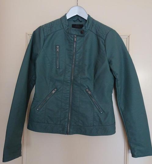 Petrol biker jack * Maat 36 * ONLY, Kleding | Dames, Jasjes, Kostuums en Pakken, Zo goed als nieuw, Jasje, Maat 36 (S), Groen
