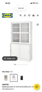 vitrine /buffet kast, Ophalen, 200 cm of meer, Eikenhout, 50 tot 100 cm