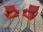 fauteuils | 2 stuks, Ophalen, Gebruikt, 75 tot 100 cm, Stof