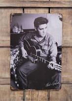 Elvis Presley Army gitaar reclamebord van metaal wandbord, Verzamelen, Muziek, Artiesten en Beroemdheden, Info@deconoord.nl, Deco Noord
