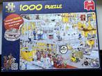 Jan van Haasteren Puzzel	- De Chocoladefabriek Droste 1000st, Ophalen of Verzenden, 500 t/m 1500 stukjes, Gebruikt, Legpuzzel