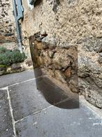 Gecurfd glazen spatscherm voor een open haard 74x57x20cm, Ophalen, Gebruikt