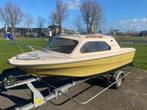 polyester  weekender leuke shetlander geheel op trailer, Ophalen, Gebruikt, 30 tot 50 pk, Tot 6 meter