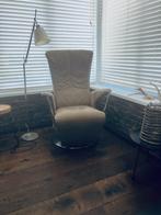 leren relaxstoel, Huis en Inrichting, Fauteuils, Minder dan 75 cm, Leer, Zo goed als nieuw, 50 tot 75 cm