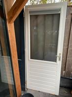 Hardhouten buitendeuren, Doe-het-zelf en Verbouw, Deuren en Horren, Ophalen, Glas, Buitendeur, 200 tot 215 cm