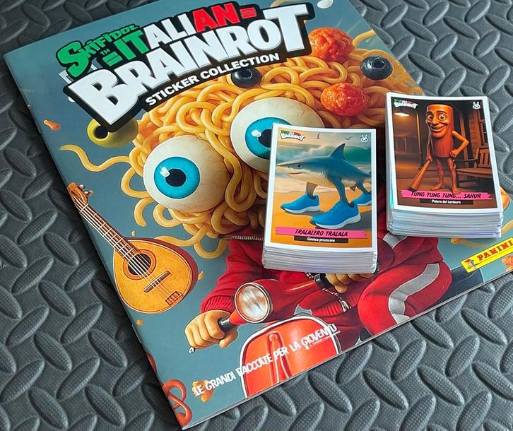 Skifidol Italian Brainrot | Panini Stickeralbum 254 stickers, Hobby en Vrije tijd, Stickers en Plaatjes, Nieuw, Meerdere stickers
