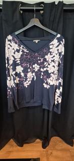 Bloemenprint Top - Phase Eight Maat UK 18, Blauw, Maat 42/44 (L), Ophalen of Verzenden, Phase Eight