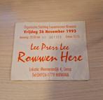 Rowwen Heze oud concertticket 1993 Lierop Nirwana, Verzamelen, Ophalen of Verzenden