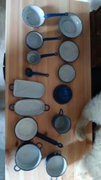 Vintage Emaille Keukengerei Set, Antiek en Kunst, Antiek | Emaille, Ophalen of Verzenden