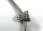 Pandora bedel shuttle met gouden top, 1 bedel, Ophalen of Verzenden, Zilver, Pandora