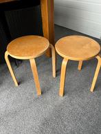 2x Ikea Frosta Krukjes, vintage, Huis en Inrichting, Ophalen, Gebruikt, Hout