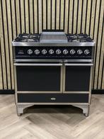 Luxe Boretti Fornuis Gas + Frytop + Multifunctionele oven, Witgoed en Apparatuur, Fornuizen, Grill, Ophalen of Verzenden, Gas