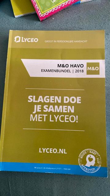 M&O havo examenbundel beschikbaar voor biedingen