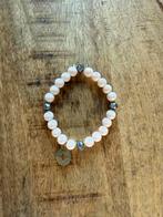 Roze kralen armband met kompas bedel, Overige materialen, Gebruikt, Ophalen of Verzenden, Roze