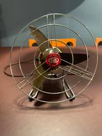 Vintage BJM kind Italy tafelventilator bruin kunststof.548, Ophalen of Verzenden, Zo goed als nieuw, Tafelventilator
