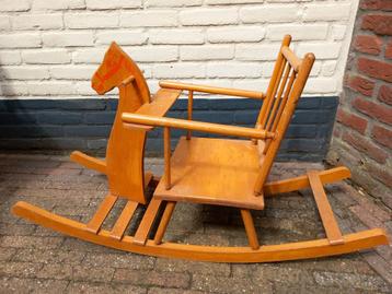 Hobbelpaard - hout (Vintage) beschikbaar voor biedingen