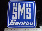 sticker sMs Santini logo wielrennen cycling vintage, Verzenden, Zo goed als nieuw, Merk