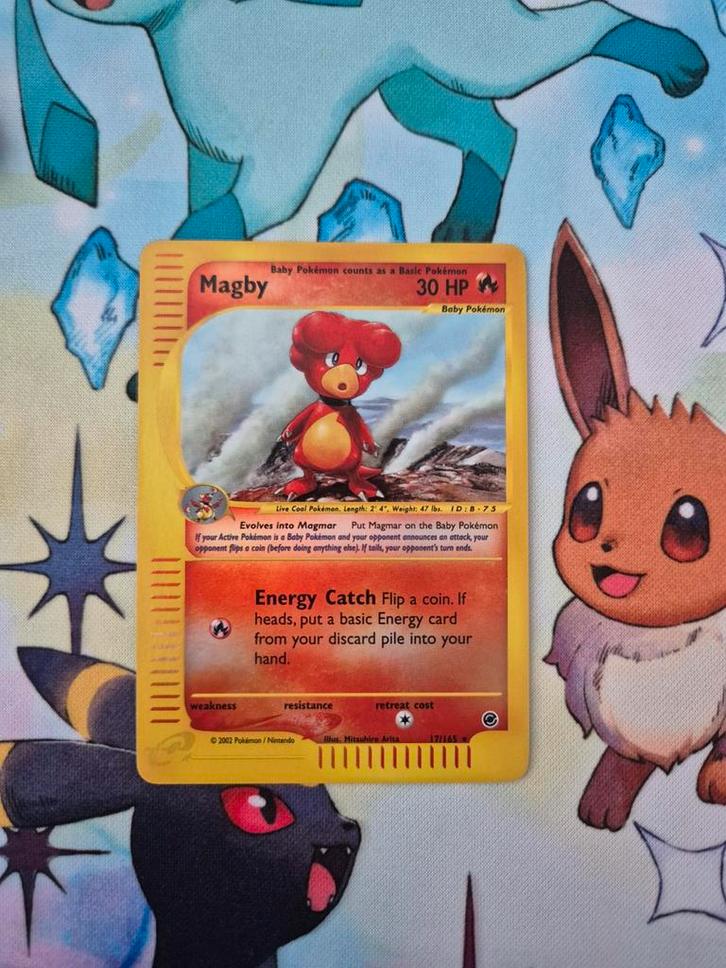 Magby 17/165 Expedition Base Set, Hobby en Vrije tijd, Verzamelkaartspellen | Pokémon, Nieuw, Losse kaart, Ophalen of Verzenden