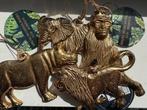 Hangdeco SAFARI DIEREN GOUD set van 4, Ophalen of Verzenden, Nieuw