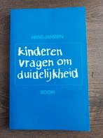 H. Janssen - Kinderen vragen om duidelijkheid, Boeken, Ophalen of Verzenden, Zo goed als nieuw, H. Janssen