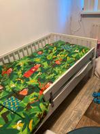 Kleuterbed incl matras en lattenbodem, Kinderen en Baby's, Kinderkamer | Bedden, Ophalen, Gebruikt, 70 tot 85 cm, 140 tot 160 cm
