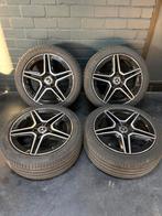 Set CLA A B C Klasse Night velgen W177 C118 W247 W205 zomer, 18 inch, Gebruikt, Banden en Velgen, Ophalen of Verzenden
