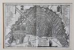 Antieke plattegrond Amsterdam / 1742, Antiek en Kunst, Ophalen of Verzenden