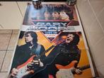 Poster Gary Moore "Run for Cover" 1985, Ophalen of Verzenden, Gebruikt, Rechthoekig Staand, Sport