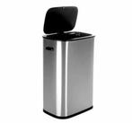 MEGA-DAGDEAL QLT Prullenbak met sensor 55L rvs, Ophalen, Nieuw, Rvs, Minder dan 50 cm