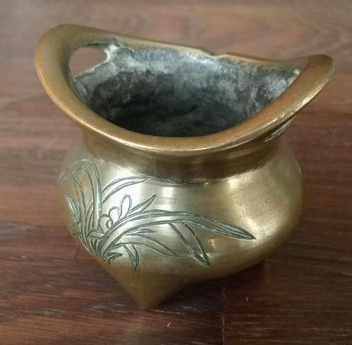 Antiek brons Chinees wierookbrander met Xuande stempel, Antiek en Kunst, Antiek | Koper en Brons, Brons, Ophalen of Verzenden