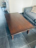 Salontafel 140x80x50 cmTeak Look, Huis en Inrichting, Tafels | Eettafels, Ophalen, Gebruikt, 100 tot 150 cm, Teakhout