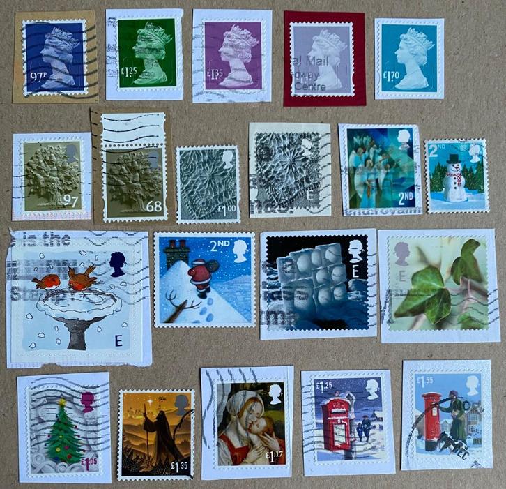 Engeland UK postzegels - mail uw keuze + bod, Postzegels en Munten, Postzegels | Europa | UK, Gestempeld, Ophalen of Verzenden