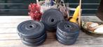 Halterschijven 4x 1,5 en 4x 2,5 kg, Ophalen of Verzenden, Zo goed als nieuw