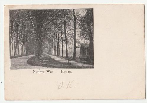 Hoorn Nieuwe Weg oude ansichtkaart, Verzamelen, Ansichtkaarten | Nederland, Gelopen, Noord-Holland, Voor 1920, Verzenden