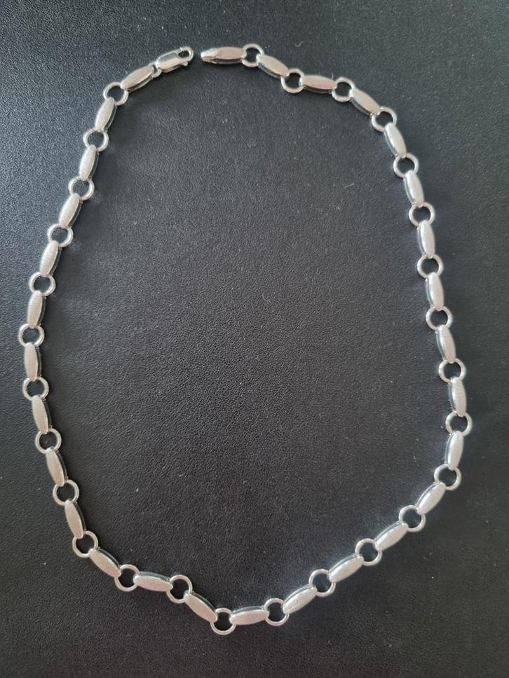 Zilveren ketting van Fashion Silver, Sieraden, Tassen en Uiterlijk, Kettingen, Zo goed als nieuw, Zilver, Zilver, Ophalen