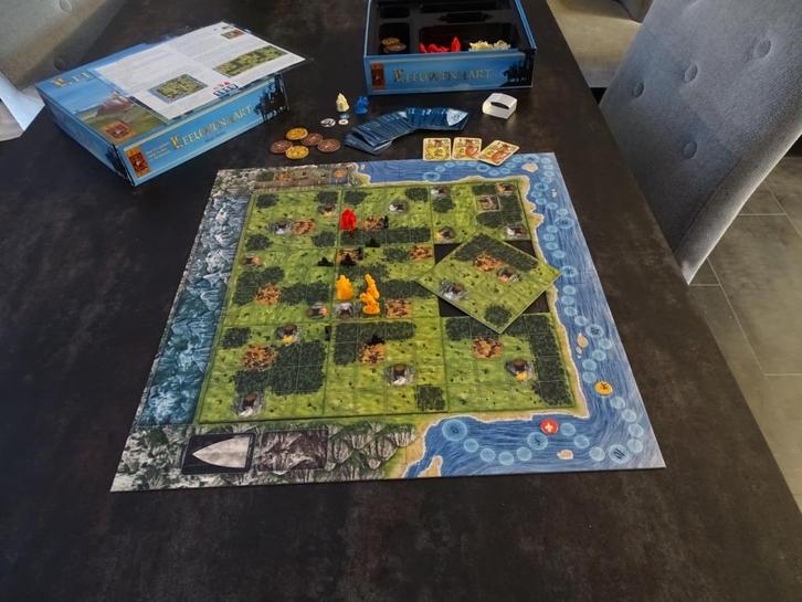 Leeuwenhart, 2-4 spelers, 999 games, Hobby en Vrije tijd, Gezelschapsspellen | Bordspellen, Zo goed als nieuw, Een of twee spelers