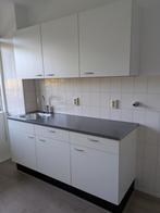 Keukenblok (vanaf 21/10 ophalen), Huis en Inrichting, Keuken | Complete keukens, Ophalen, Zo goed als nieuw, Wit, Enkelwandige keuken