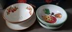 Fruittest fruit test 2x aardbei en appel decor, Ophalen