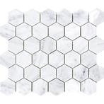 Mosaic Marmer Hexagon Essentials Carrara C 48mm poli, Verzenden, Wandtegels, Nieuw, 20 tot 40 cm