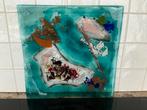 Griekse Glazen Schaal - Handgemaakt Kunstobject, Antiek en Kunst, Antiek | Glas en Kristal, Ophalen of Verzenden