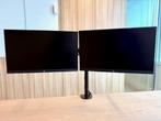 Dubbel HP Z23 beeldscherm met Newstar monitor beugel, Computers en Software, Monitoren, Ophalen, Hp, Gebruikt, Overige typen