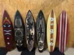 Beach Sunset - Surfboard Decoratie Surfplank 150 cm Hout, Huis en Inrichting, Woonaccessoires | Wanddecoraties, Ophalen of Verzenden