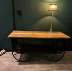 Te Koop Sidetable op Wielen, Huis en Inrichting, Tafels | Sidetables, Ophalen, 100 tot 150 cm, Zo goed als nieuw, Rechthoekig