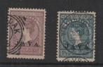 A38 Ned.Indie 79/80 gestempeld, Postzegels en Munten, Postzegels | Nederlands-Indië en Nieuw-Guinea, Nederlands-Indië, Verzenden
