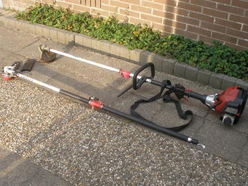 Bosmaaier-Stokkettingzaag-Set-Benzine- Zeeuwse, Doe-het-zelf en Verbouw, Gereedschap | Zaagmachines, Gebruikt, Kettingzaag, 600 tot 1200 watt